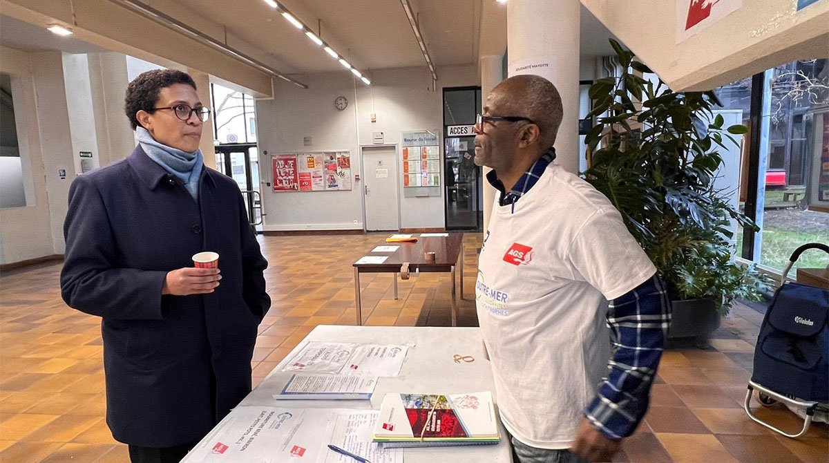 Visite de la sous-préfète de l’arrondissement de Saint-Denis