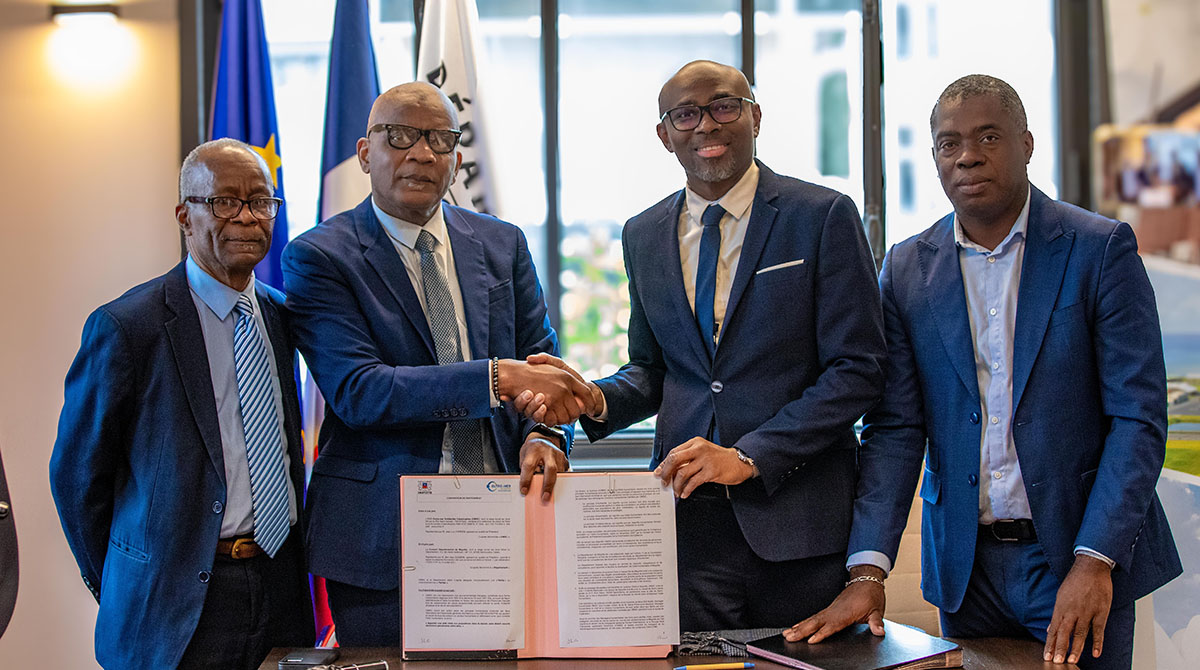Signature historique d'une convention avec le Conseil départemental de Mayotte