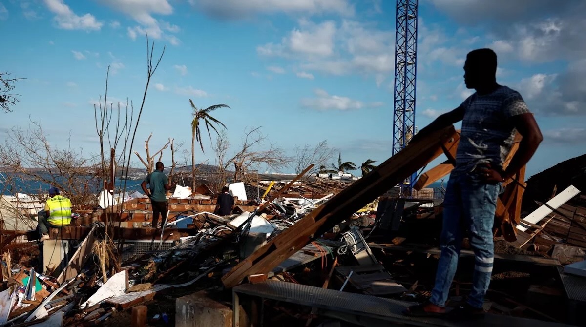 Mayotte après le passage de Chido, le 20 décembre.  Gonzalo Fuentes / REUTERS