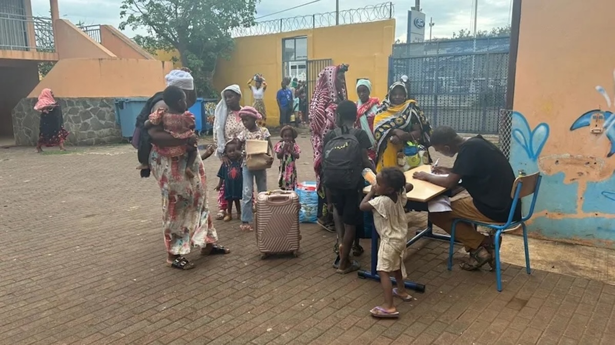 Dikeledi : centres d'hébergement de Kaweni • ©Mayotte la 1ere